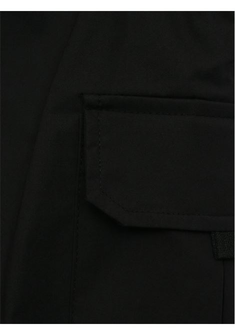 Black cotton Bermuda shorts for children Paolo Pecora | PP3298/SUNERO
